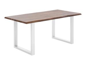 Masivní jídelní stůl Bullwer z palisandru, lakovaný, hnědý – 170×90 cm
