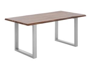 Masivní jídelní stůl Bullwer z palisandru, lakovaný, hnědý – 170×90 cm