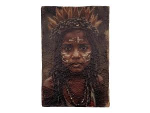 Wandbild Papiermache 60x90 „Spirit of Earth“