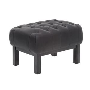 Taburet Chesterfield Kingsfield černý
