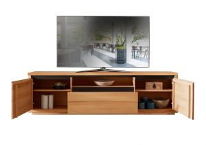 TV stolek z masivu 170 cm Trentino II jádrový buk