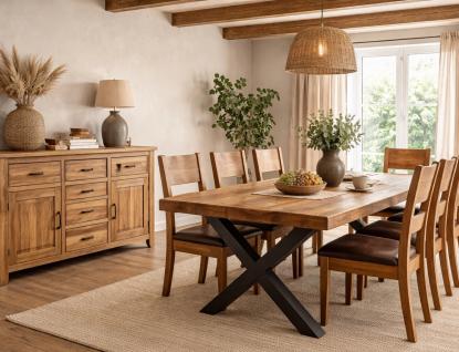 Stylové komody a jídelní stoly z masivu: Inspirace pro váš interiér