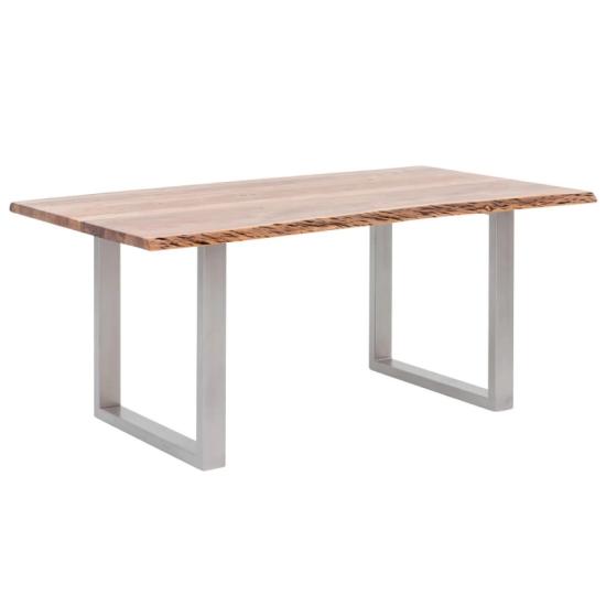 Akátový stříbrný jídelní stůl Bullwer 230x100 cm