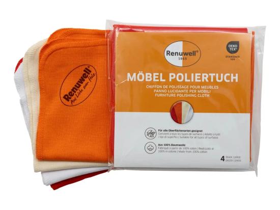Lešticí hadřík na nábytek Renuwell, 4 kusy