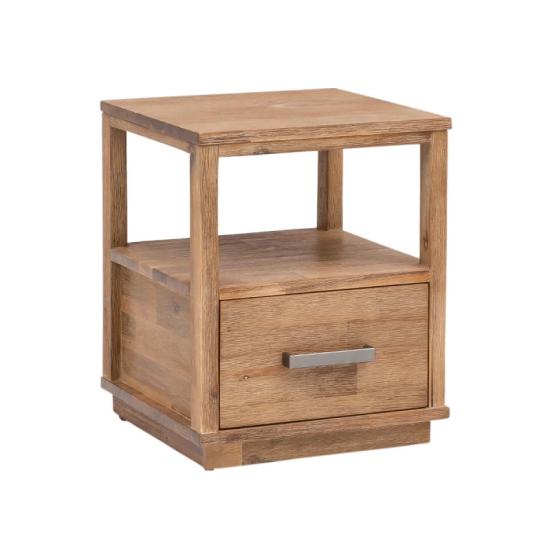 Noční stolek z broušené akácie Woodville