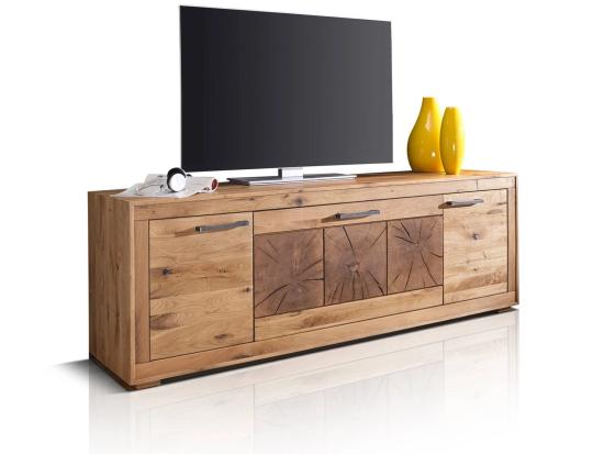 Masivní TV stolek 178 cm Vancouver III divoký dub