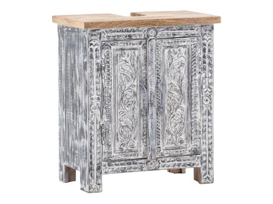 Šedá umyvadlová skříňka Santa Cruz