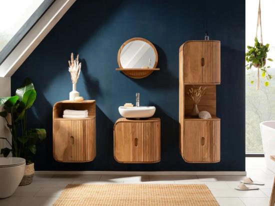 Koupelnový set Tenaga akácie oakfinish