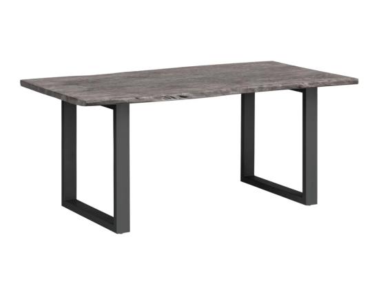 Masivní jídelní stůl Bullwer z akácie, lakovaný, šedý – 200×100 cm