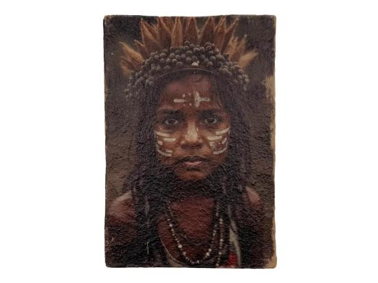 Wandbild Papiermache 60x90 „Spirit of Earth“