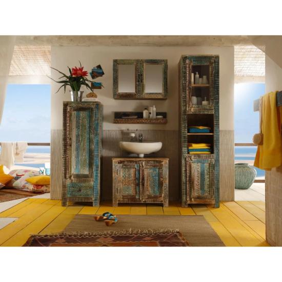 5dílná sada koupelnového nábytku Blue Lagoon
