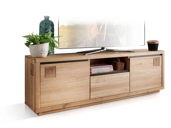 TV stolek masiv dub 170 cm Trentino divoký