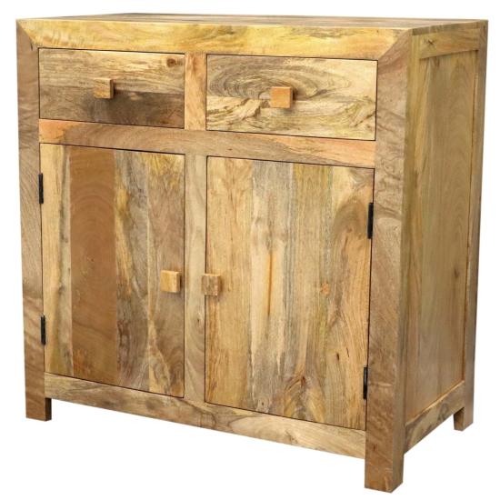 Dřevěná komoda z masivu mango 90x90x45