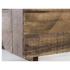 Masivní postel Marton z recyklované borovice, lakovaná, hnědá – 180x200 cm