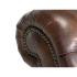 Masivní pohovka Chesterfield Bedford, pravá kůže, hnědá