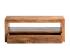 Masivní TV stolek Country z mangového dřeva, lakovaný, hnědý – 115×45×55 cm