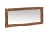 Masivní koupelnové zrcadlo Lagos z palisandru, lakované, hnědé – 130×60 cm