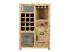 Masivní komoda Highboard Pune z mangového dřeva, lakovaná, přírodní barva – 80×43×110 cm