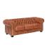 Sedací souprava Chesterfield světle hnědá vintage