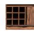 Masivní komoda Highboard Wildwood z palisandru, lakovaná, hnědá – 70×40×155 cm