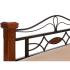 Bett Byzanz 180x200 braun