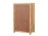 Masivní komoda Highboard Pune z mangového dřeva, lakovaná, přírodní barva – 80×43×110 cm
