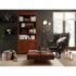 Taburet Chesterfield Pittsfield pravá kůže hnědá