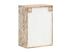 Masivní nástěnná skříňka Bitna z mangového dřeva, lakovaná, přírodní barva – 43×25×60 cm