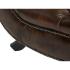 Masivní pohovka Chesterfield Bedford, pravá kůže, hnědá