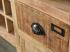 Masivní komoda Highboard Pune z mangového dřeva, lakovaná, přírodní barva – 80×43×110 cm