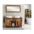 Zrcadlo Lagos 130x60 palisandr