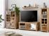 Masivní TV stolek Pune z mangového dřeva, lakovaný, přírodní – 115×43×45 cm
