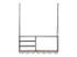 Deckenregal Aro 100x46x30 cm