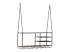 Deckenregal Aro 100x46x30 cm