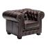 Sedací souprava Chesterfield hnědá