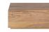 Masivní TV stolek Auckland Acacia z akácie a kovu, lakovaný, hnědý – 155×45×40 cm