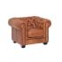 Sedací souprava Chesterfield světle hnědá vintage