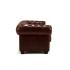 Pohovka Chesterfield Big, 3místná, pravá kůže, červená – 221×98×79 cm