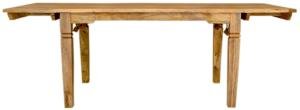 Rozkládací jídelní stůl z masivu mango 140/220x90