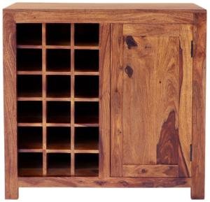 Dřevěná vinotéka 90x90x45 z masivu palisandr