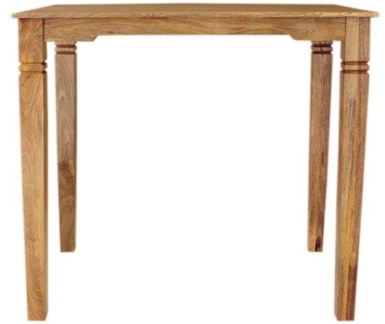 Barový jídelní stůl  z masivu mango 120x110x80