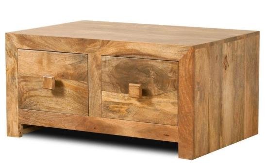 Dřevěný konferenční stůl z masivu mango 90x40x60