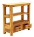 TV  stolek z masivu z dřeva palisandr 90x90x35