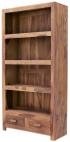 Luxusní knihovna 90x180x35 z masivu palisandr