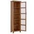 Vysoká vitrína z masivu palisandr 60x180x45