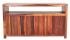 Komoda pod tv masiv z dřeva palisandr 160x45x90
