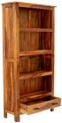 Luxusní knihovna 90x35x180 z masivu palisandr
