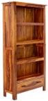 Luxusní knihovna 90x35x180 z masivu palisandr