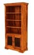 Knihovna na knihy 100x45x200 z masivu palisandr