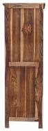 Vysoká vitrína z masivu palisandr 60x180x45